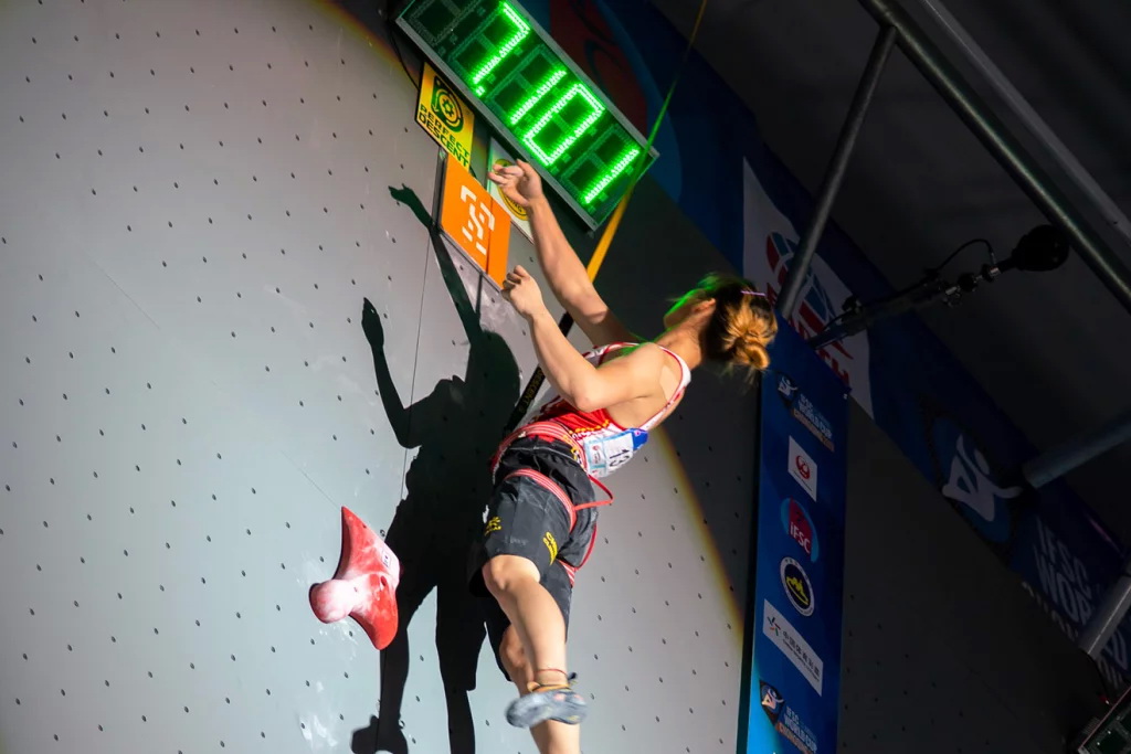 IFSC Speed record Women YiLing SONG